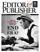 Free subscription to Editor and Publisher Magazine