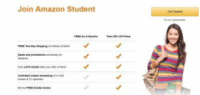 Join Amazon Student Free for 6 Months