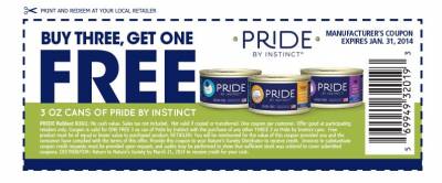 Nature's Variety- Buy 3 Cans, Get One Free- Pet Food