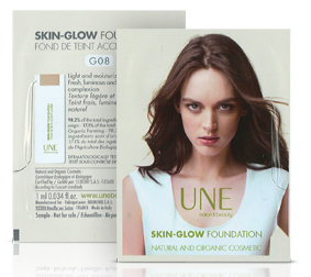 UNE Beauty Skin-Glow Foundation Shade G08 free sample