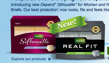 Free Sample of Depend Briefs - Canada
