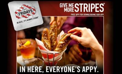 T.G.I. Friday's- Free Appetizers for Downloading Their Mobile App