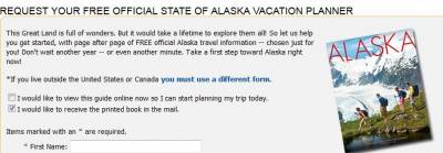 Travel Alaska: Request A Free Official State of Alaska Vacation Planner