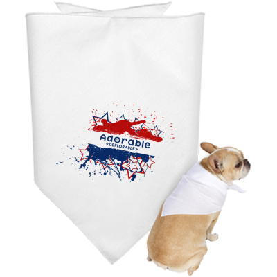 Adorable Deplorable Dog Bandanna