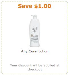 Amazon Coupon: $1 Off Any Curel Lotion