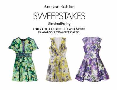 Amazon Fashion Sweepstakes-Chance to Win $2000 in Amazon Gift Cards