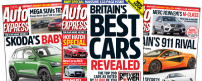 Free copy of Auto Express Magazine