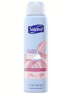 Suave 24-Hour Protection Powder Aerosol Antiperspirant