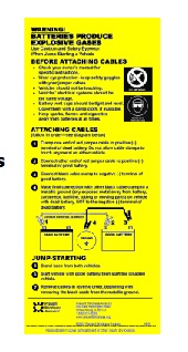 Receive a Free Copy of Prevent Blindness America's Battery Jump Start sticker 