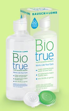 Bausch and Lomb: Free Sample of Biotrue and Chance to Win a $150 Spa Certificate