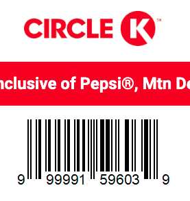 Circle K Coupon - Free 20 oz. Pepsi-Cola