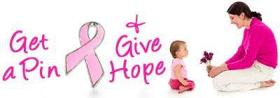 Request Classic Pink Ribbon Pin from The Breast Cancer Site