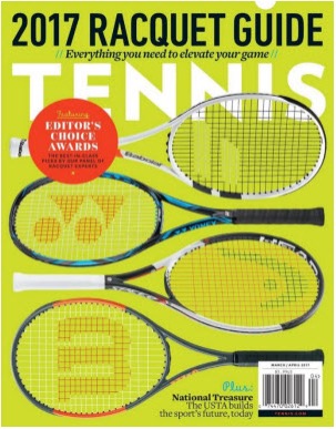 complimentary one year subscription to Tennis Magazine