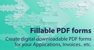 Convert your forms into fillable pdf forms with calculations for Free