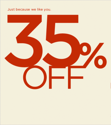 Coupon - 35% OFF on All Items at Geek Factors