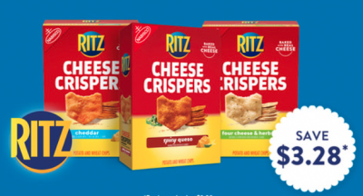 Free 7 oz. box of RITZ Cheese Crispers!