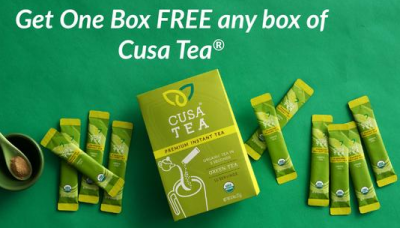 Coupon - Free Box of Cusa Tea