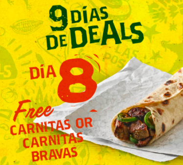 Coupon - Free Carnitas or Carnitas Bravas at Laredo Taco