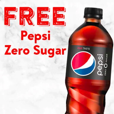 Coupon - Free Pepsi Zero Sugar at Caseys