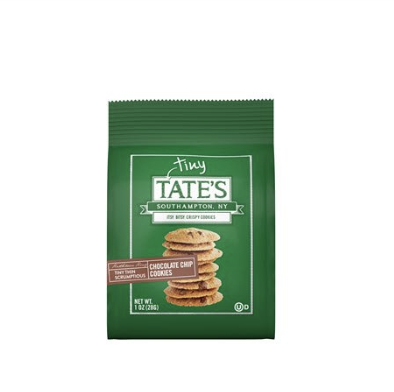 Coupon - FREE Tiny Tate's Chocolate Chip Cookies 1 oz