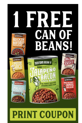 Coupon - One Free Can of Beans