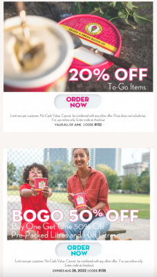 Coupons and Promotions at Marble Slab Creamery