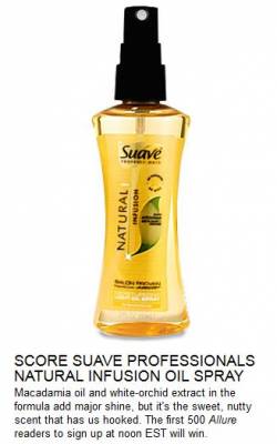 Day 2 of the Allure Daily Giveaway at Noon EST: Suave Professionals
