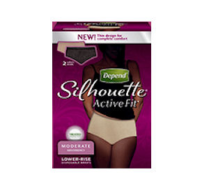 Silhouette Active Fit sample from Depends