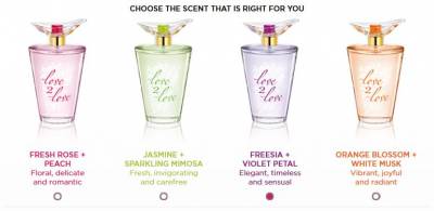 Facebook Offer: FREE Sample of a Love2Love Fragrance!