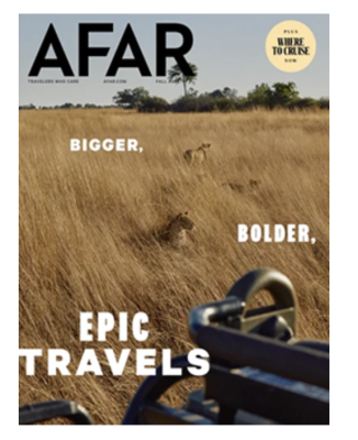 Free 1-Year Subscription to AFAR Magazine!