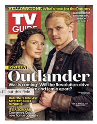 Free 1-Year Subscription to TV Guide Magazine!