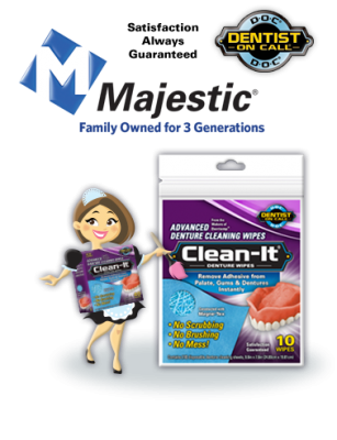 Survey: Free 10 ct. packet of Clean-It Advanced Denture Wipes