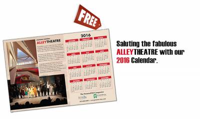 Request Free 2016 Alley Theatre Calendar