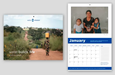 free 2024 Water Mission calendar