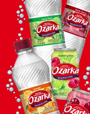 FREE 8-PACK of Sparkling Ozarka® Brand Natural Spring Water