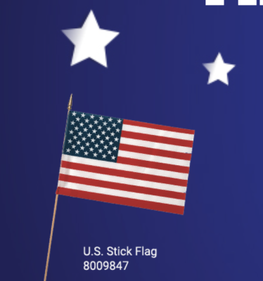 FREE 8" x 12" flag at Ace Hardware