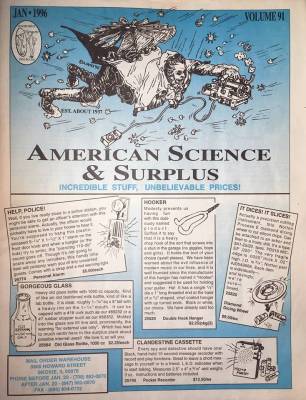 Request Free American Science & Surplus Catalog