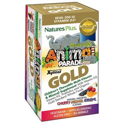 Request Free Animal Parade GOLD Children's Chewable Multi - Assorted Flavors