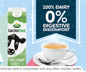 Redeem: Free Arla Lactofree Semi Skimmed with Sainsburry's Online 