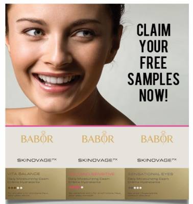 Free BABOR Luxury Skin Care Samples