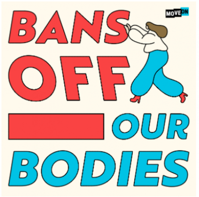 FREE "Bans Off Our Bodies" sticker!