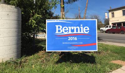 Request Free Bernie 2016 Yard Sign