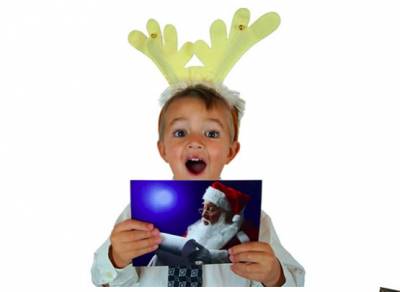 FREE BIG Personalized POSTCARD from Santa