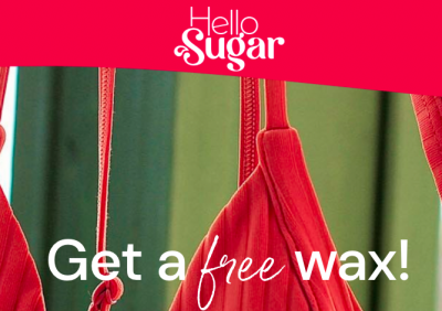 free Bikini Wax at Hello Sugar