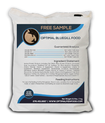 Request Free Bluegill Fish Food Sample