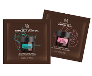 Sign up: Free Body Shop Face Masks