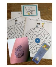 Free bookplate, mazes, tattoos and other free stuff