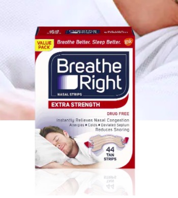  Free Breathe Right® nasal strips Samples