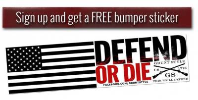 Free Bumper Sticker - Defend or Die