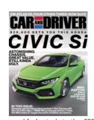 Free Car and Driver Magazine